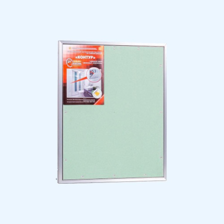 КР 40х50 КОНТУР 2.0 Люк под плитку со съемной дверцей и нажимным замком